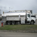 stainless steel tanker truck