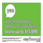 EasyFinancial Loans up to $15,000!