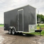 8.5x14 8.5x18 8.5x20 New closed trailer
