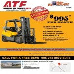 RENTAL - LEASE A BRAND NEW 5000lb Cushion Tire Propane FORKLIFT - CHECK IT OUT!!