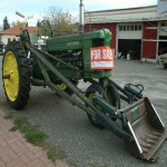 johndeer row crop tractor