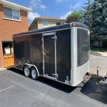 enclosed car trailer