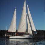 Classic all-teak 53' Colin Archer wooden sailboat