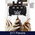 Commercial Soft Ice Cream Making Machine 3-Flavor Countertop Soft Yogurt Maker - Brand new - FREE SHIPPING