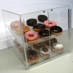 Self Serve Pastry and donut display case 2 trays deli bakery convenience candy - BRAND NEW - FREE SHIPPING