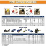 Ventes surplus d'inventaire, strapping, cercleuse, chariot, emballeuse, strappeuse, outils de cerclage, Fromm, Polychem