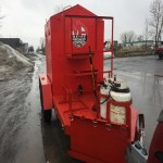 Boîte chaude Asphalte asphalt hot box système de scellant camion