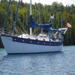 Cruising Sailboat - designed by the team of Bruce Roberts