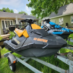 2 SEA DOO SPARKS AND TRAILER