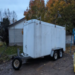 PRICE DROP Covered work trailer